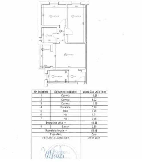 Apartament 3 camere Vlahuta - 7