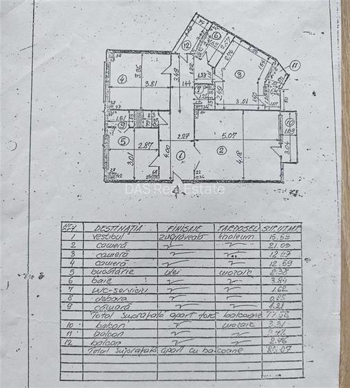 Apartament 3 camere | langa parcul Herastrau | Pod Baneasa | Bloc 1987 - 17