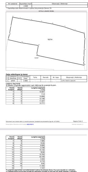 Teren constructii intravilan || Bran || Simon || 2668 mp - 12