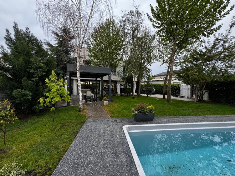Vilă modernă cu piscină, eficiență energetică ridicată, teren 631 mp – Berceni,  - 12