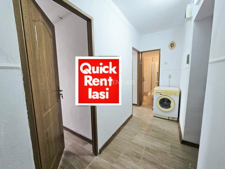 Pacurari Petrom Apartament 1Camera De Inchiriat Renovat Cu Centrala - 9