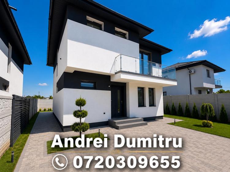Casă nouă in Com Berceni | 140 mp | 3 băi | Teren 334 mp | Beci | Terasă 18 mp