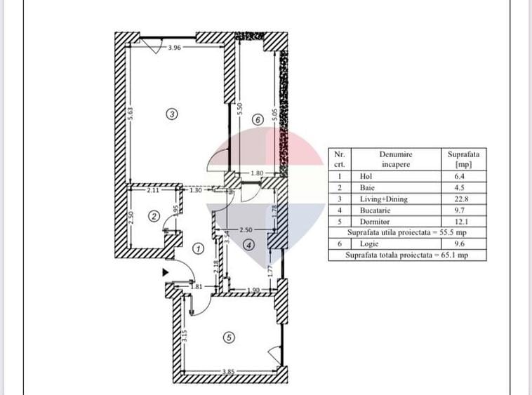 Apartament 2 camere de vaznare Metro City, Sector 1 - 1