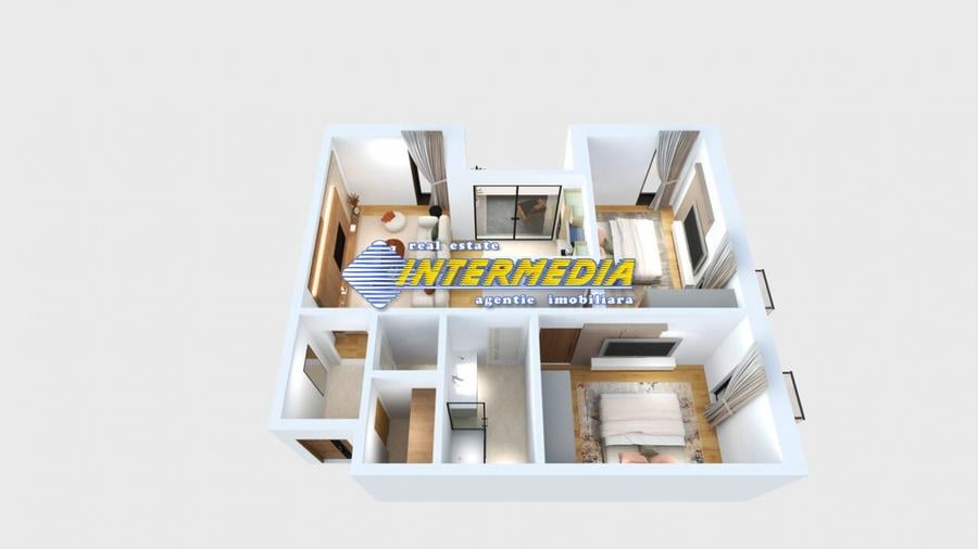 Apartament 2 camere BLOC NOU Cetate Balcon Boxa Clima Parcare Finisat la cheie