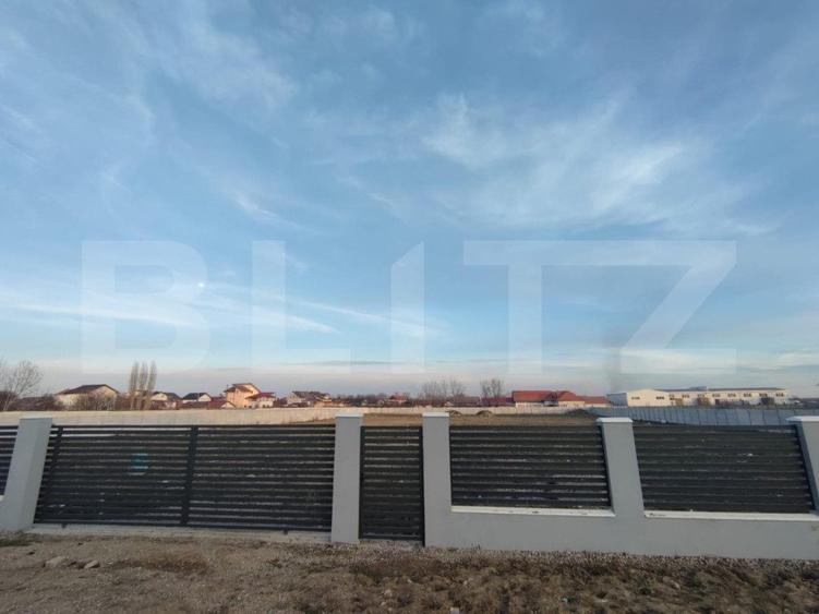 Teren intravilan industrial la DN 56, 4600 mp, deschidere generoasa