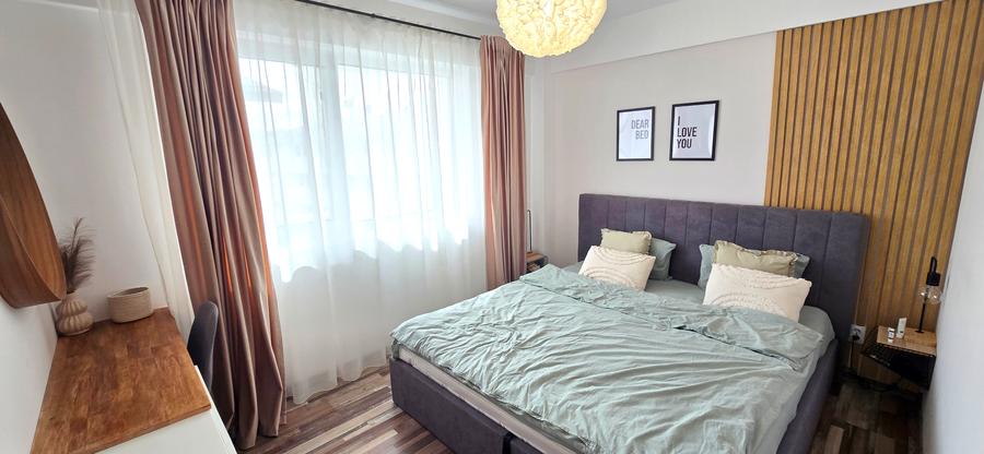 Apartament 2 camere 61 mp, et. intermediar, MOBILAT + parcare T Neculai ROND CUG