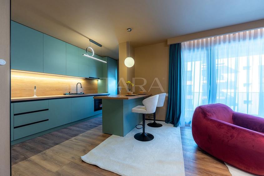 Apartament modern cu 2 camere și terasă generoasă – zona Iulius Mall.