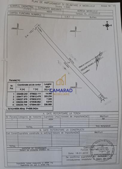 Teren 4694 mp Buftea | Potențial de extindere | intravilan - Parcul dintre Flori