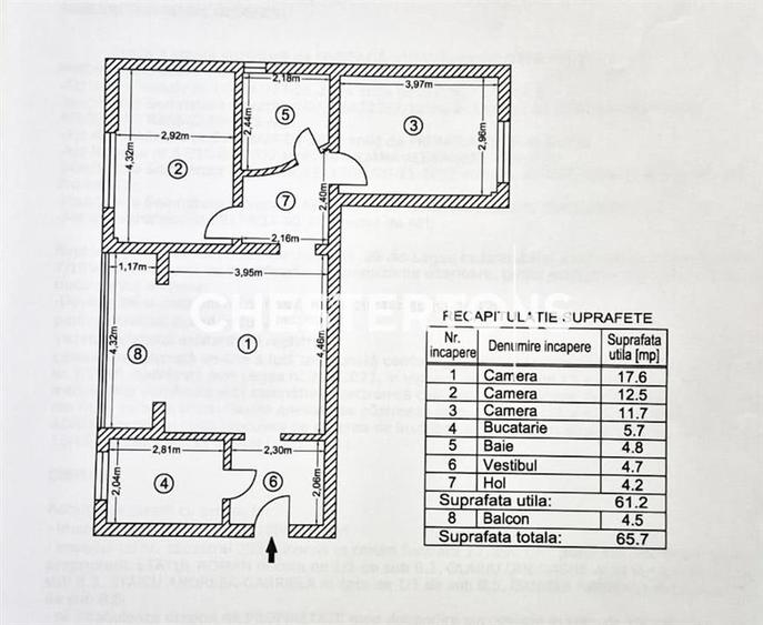 3 camere impecabil renovate | Mobilat si utilat | Bloc fara risc seismic | Colen - 22
