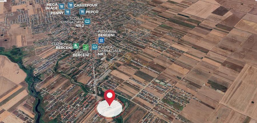 Teren 417mp, Str. Primăverii, Comuna Berceni | Plata eșalonată 12 luni