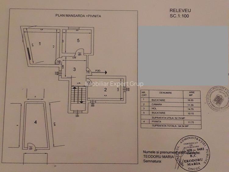 Piata Universitatii-Batistei: curte proprie 25mp - 2