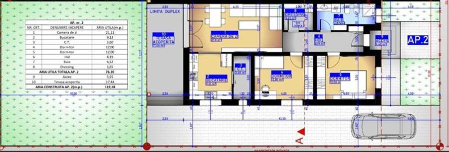 COMISION 0% UNITATE IN DUPLEX PARTER 3 CAMERE SACALAZ