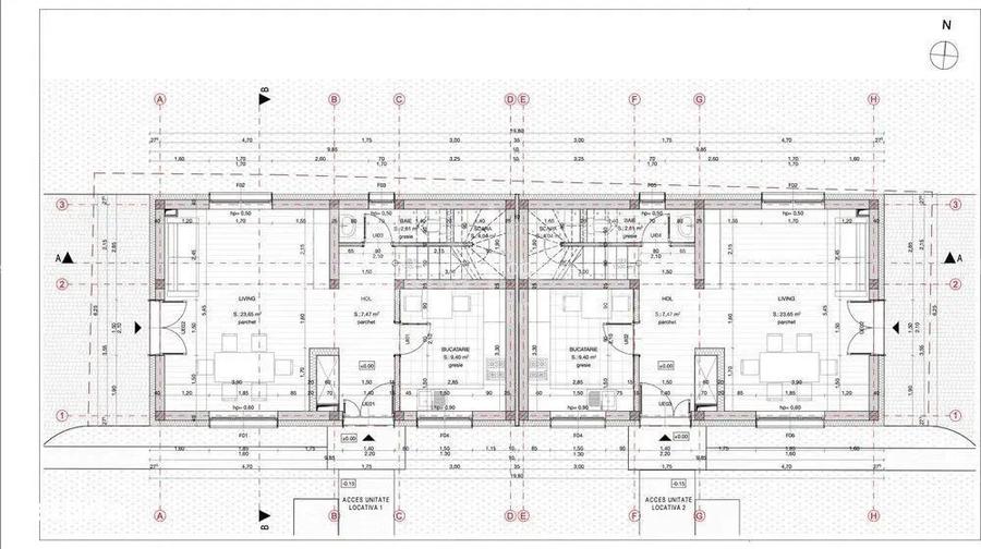 Casa tip duplex de vanzare, 127 mp utili, 229 mp teren, Someseni - 2