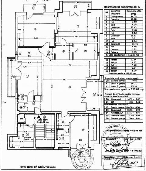 Apartament spatios si luminos cu 4 camere | 2 garaje - 1