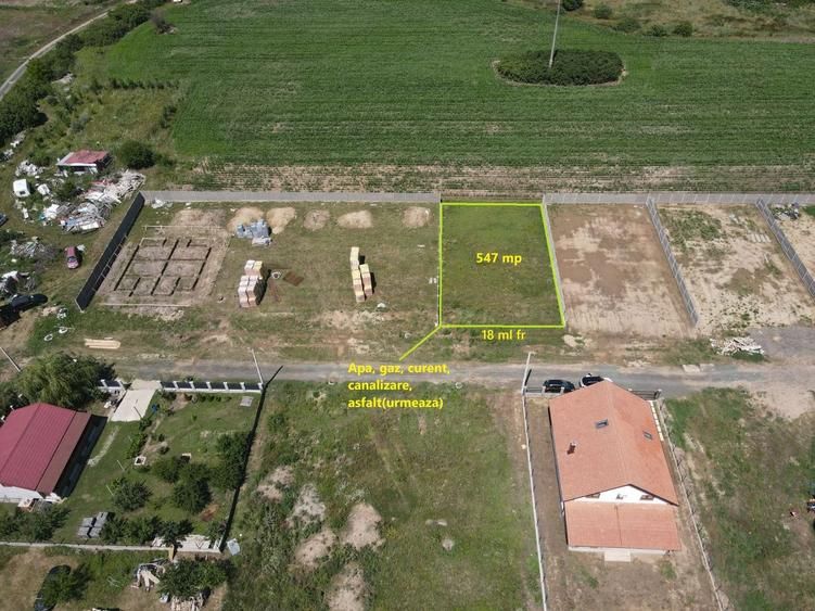 Teren ideal pentru casa – Moșnița Nouă | 547 mp | Comision 0% - 73.000