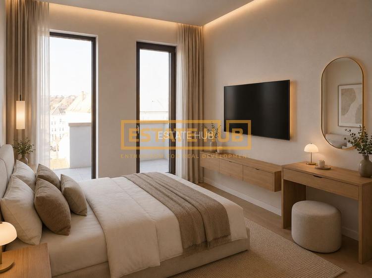3 camere Clinicilor | terasa 30 mp| vedere spre Parcul Central | Comision 0% - 15