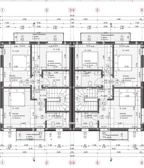 Casa Tip Duplex parter+etaj,375 mp de teren, situata in Chinteni!