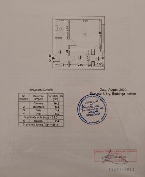Vanzare garsoniera Plaza Residence Faza 3 - Lujerului
