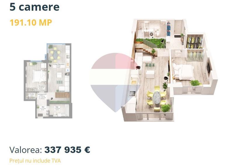 VÂNZARE - PENTHOUSE - COPOU - 157 MP UTILI