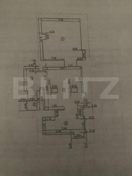 Apartament tip spațiu comercial cu terasă, 64 mp – zona Hlincea