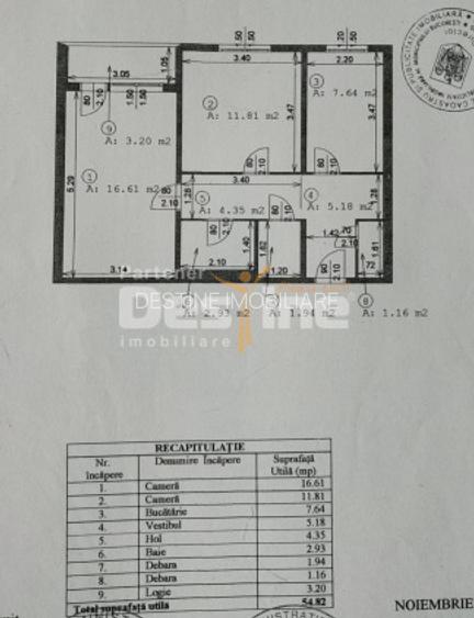 Bârnova | 2 camere | 55mp | et 10 | centrala proprie | anvelopat | 96.000 euro - 10