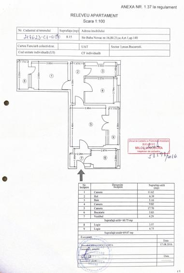 Apartament 3 camere renovat | Etaj 1 | 69 mp | Baba Novac | Complet mobilat - 12