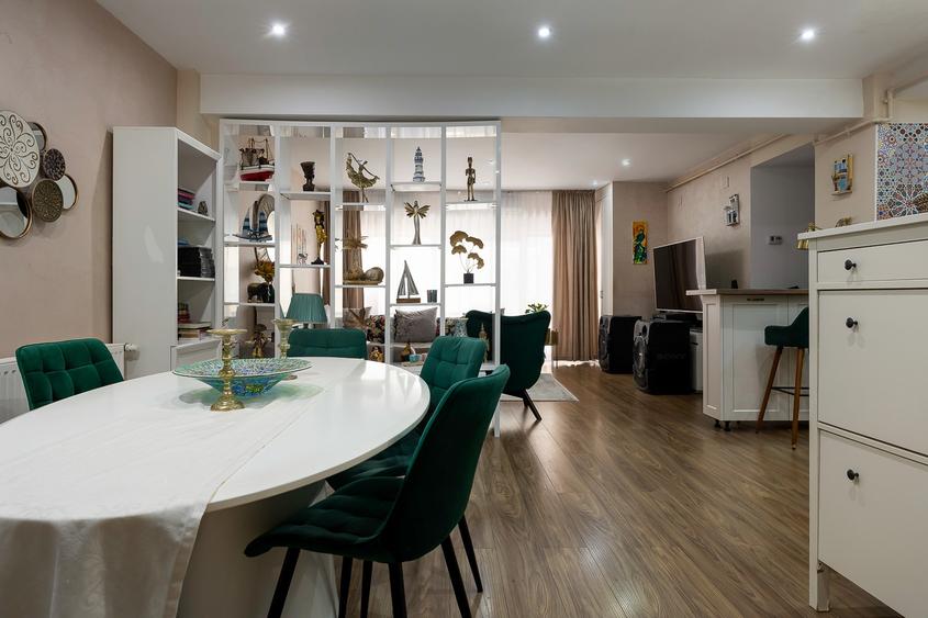Apartament 4camere//bloc boutique//mobilat complet//Pipera