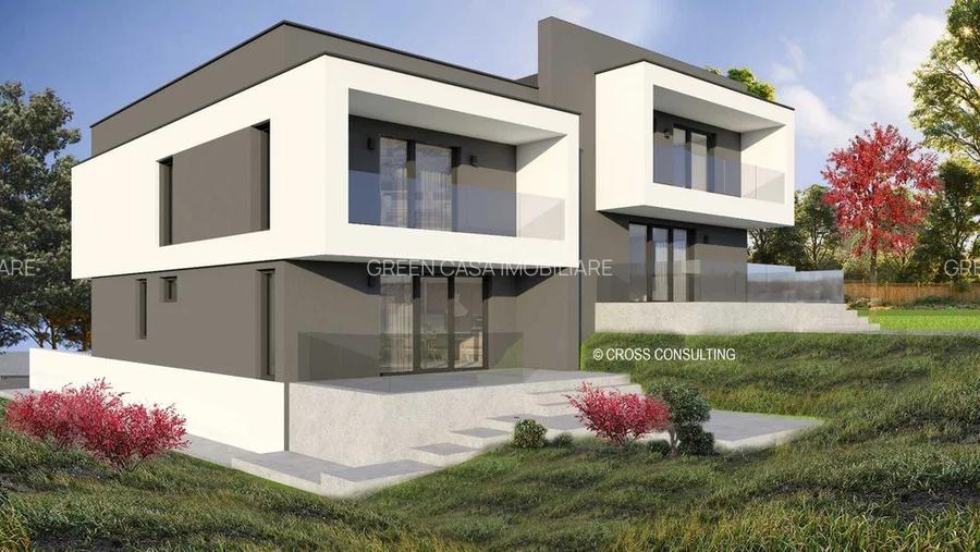 Casă alipită, Dezmir, semifinisată, 185 mp utili, teren 250 mp/unitate - 2