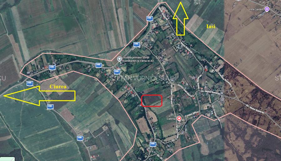 Teren de vanzare cu mijloc de transport , magazin, scoala, gradinita Intravilan - 3
