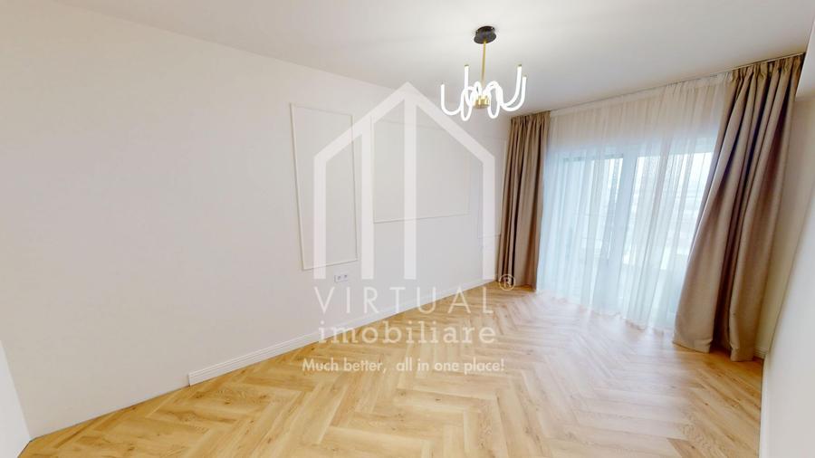 Ap. cu 3 camere-etaj intermediar, mobilat partial -75mp utili + terasa