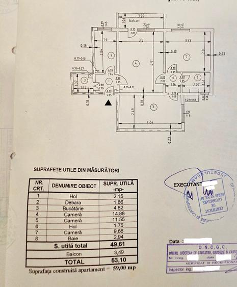 Apartament 3 camere, etaj 2, zona Adridan - Darmanesti