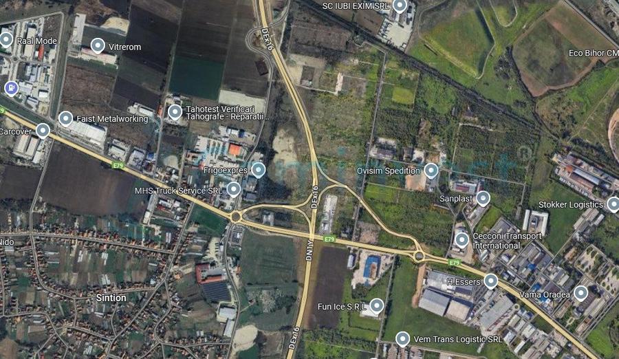 Teren industrial de vanzare, Calea Borsului, Oradea