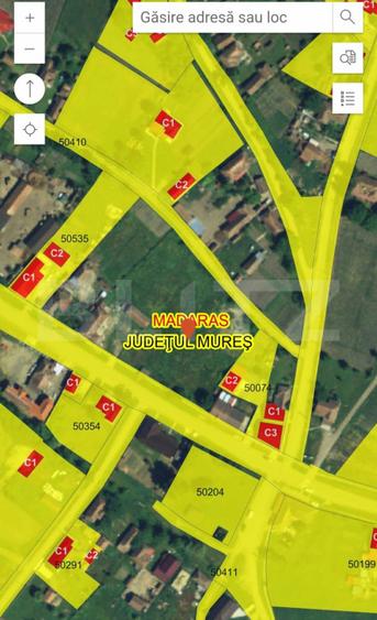 Teren intravilan, 3000 mp, zona Madaras