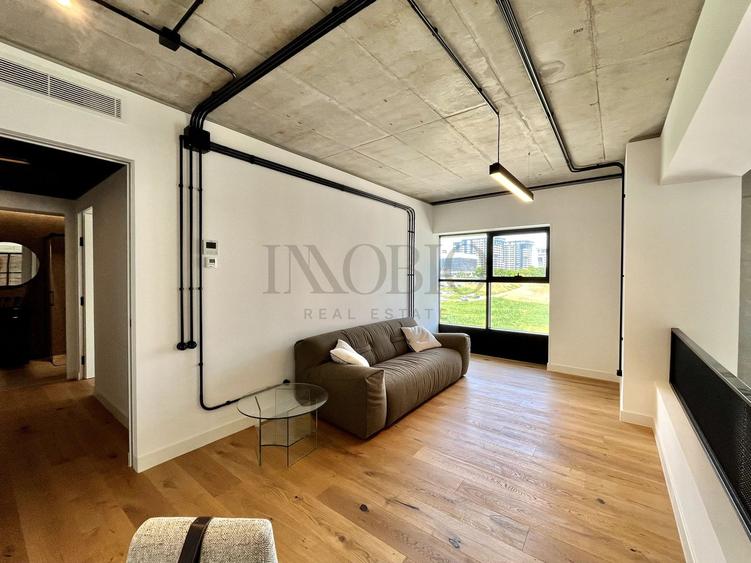 Brick Lofts Unitate pe 2 Niveluri / Bucătărie Mobilata / Vedere Lac