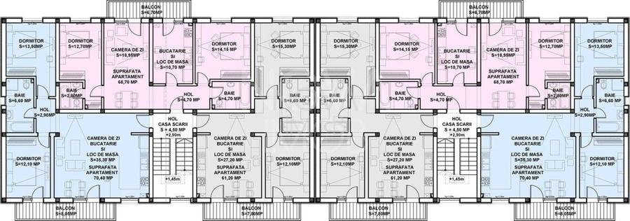 Apartament 3 camere, 2 bai + camara - Str. Doamna Stanca