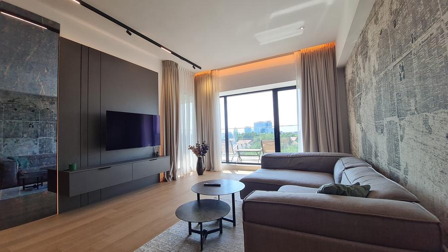 APARTAMENT PREMIUM la inchiriere cu 3 camere in One Verdi Park, VEDERE SPRE PARC