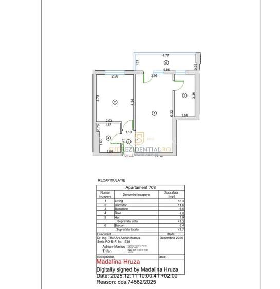 Apartament 2 camere – Prima închiriere | Confort Urban | Parcare - 1