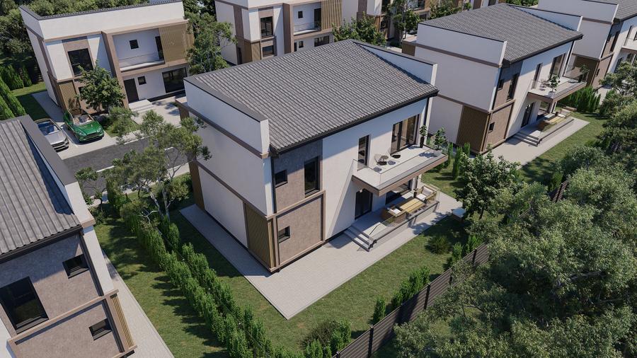 Vilă Premium P+1 130 mp Grădină | Cartier Privat Direct Dezvoltator