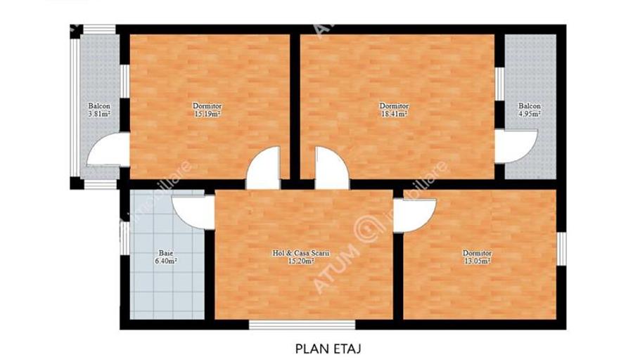Casa individuala cu 5 camere si curte proprie in cartierul Tineretului
