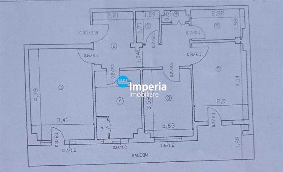 Apartament 3 camere Podul de Fier