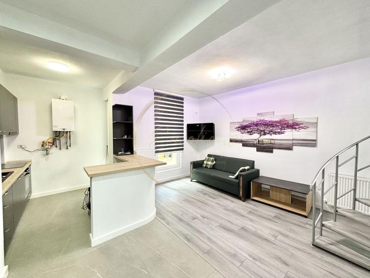 Apartament 2 camere – Dorobanților | scară interioară