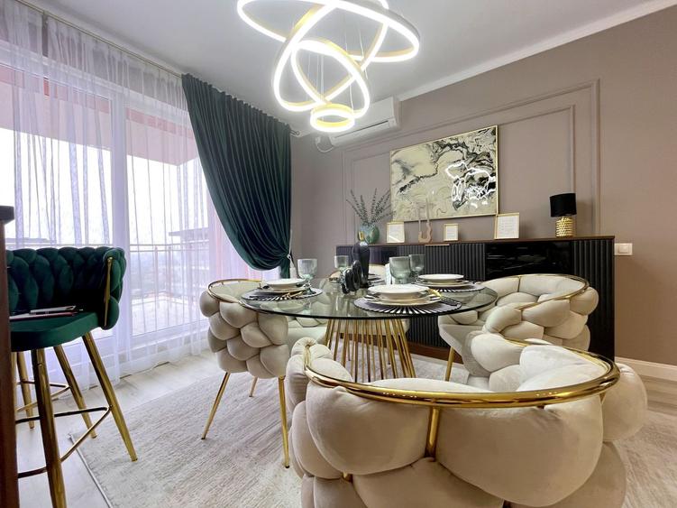 Penthouse modern, vedere panoramica Denya Forest