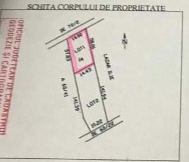 Teren intravilan 795.42mp Cartierul Latin-Bragadiru