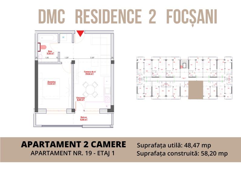 Apartament 2 camere-Zona Lidl Nord