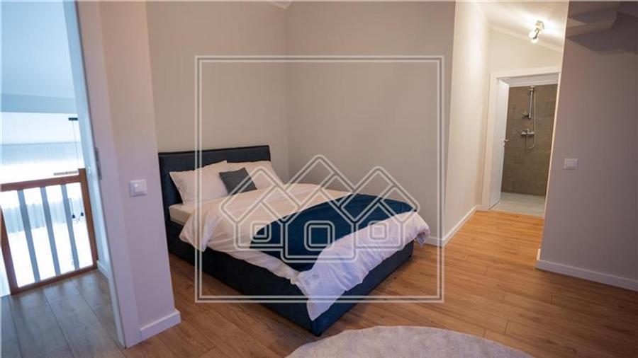Penthouse mobilat complet, intabulat, 3 camere, aer conditionat