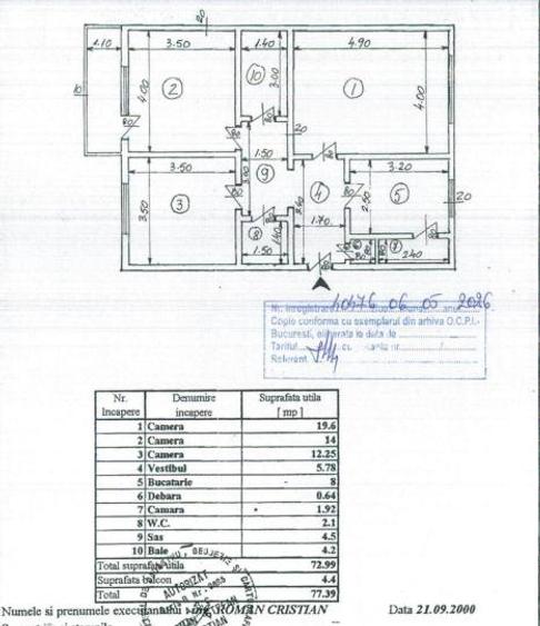 Bd Brancoveanu metrou, 3 camere hl H