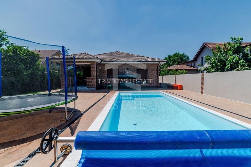 Casa pe parter premium cu piscina in Chisoda independenta energetic - 23