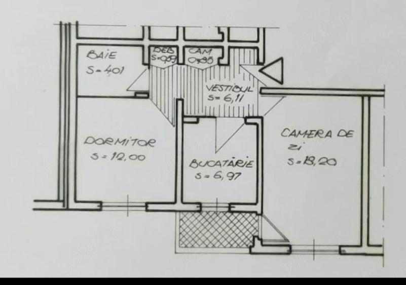 Dristor/Ramnicul Sarat,ap 2 camere,cf1 bloc 1983/92.000euro