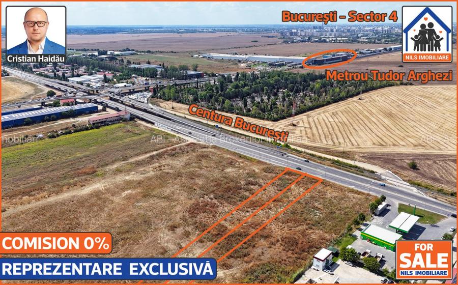 Teren 20k mp intravilan situat intre centura si A0 - Berceni IF - 5