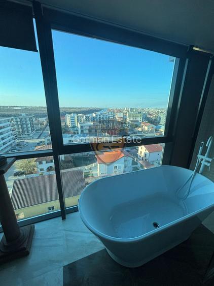 Penthouse 200mp Mamaia Nord JT Tower Hanul cu Pește, Vedere La Mare Si Lac - 9